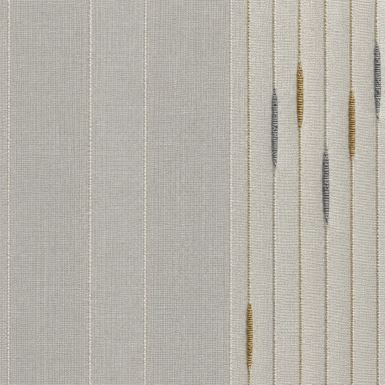 Sheer Gold-Accent Curtain
