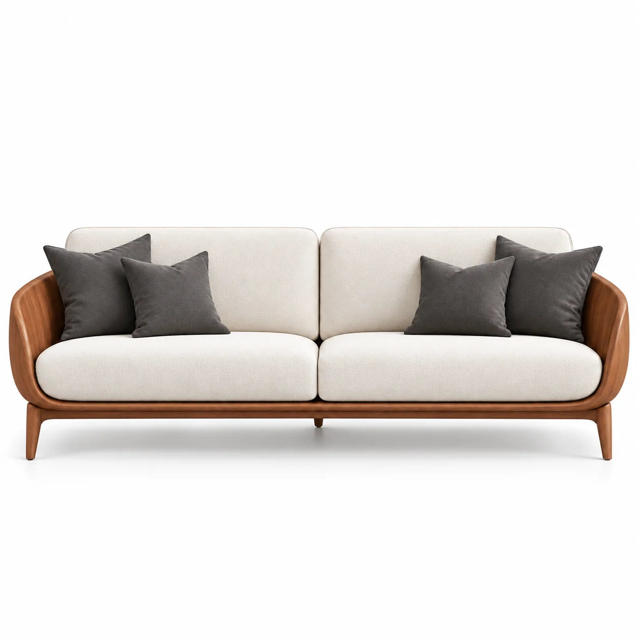 Two-Seater Sofa on a white background