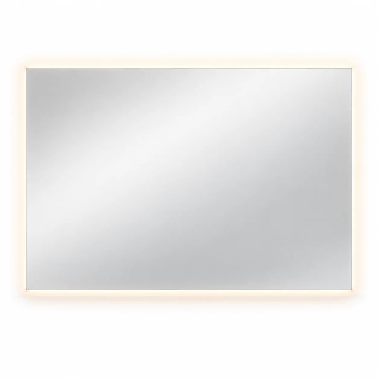 Luma Rectangular Mirror on a white background