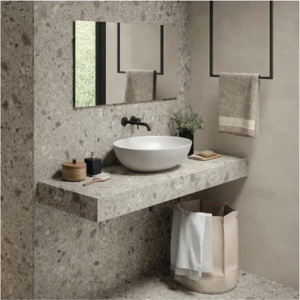 Single washbasin countertop